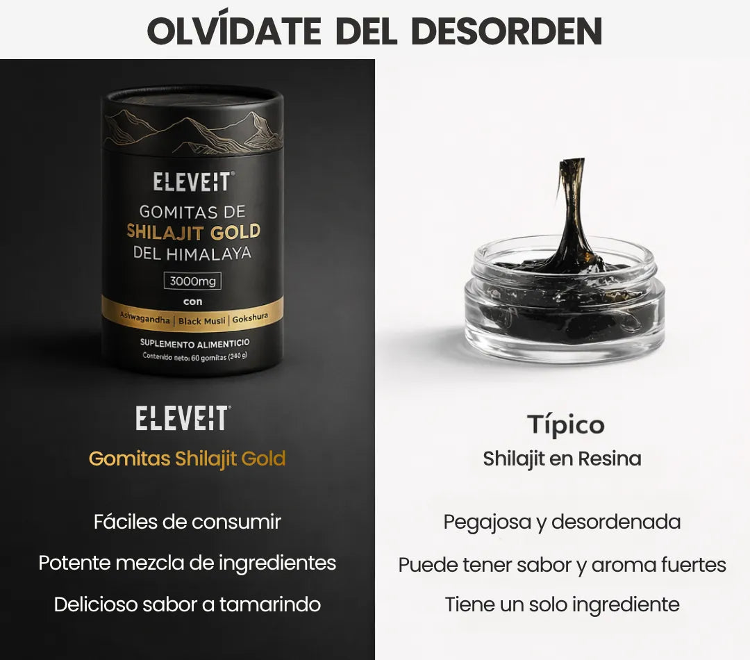 Gomitas de Shilajit Gold del Himalaya