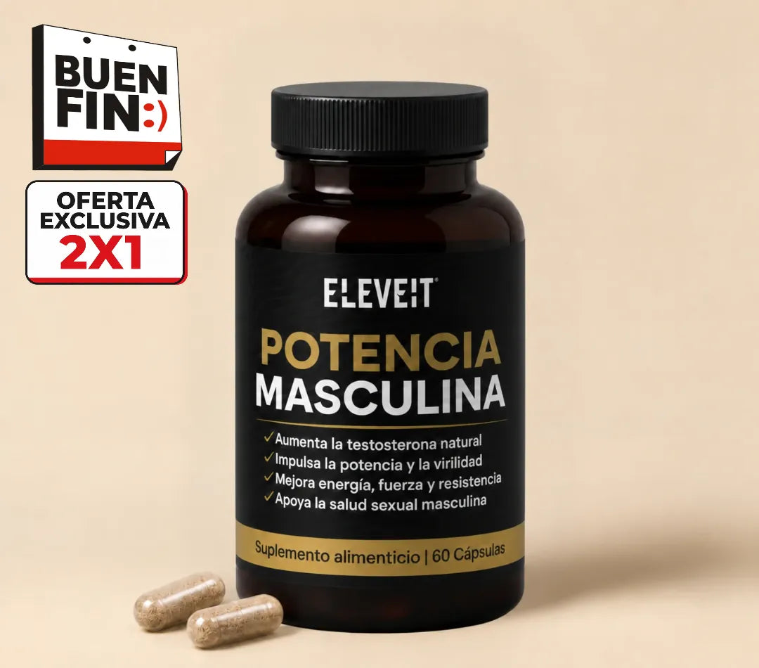 Cápsulas Potencia Masculina - Oferta 2x1 Buen Fin 2026